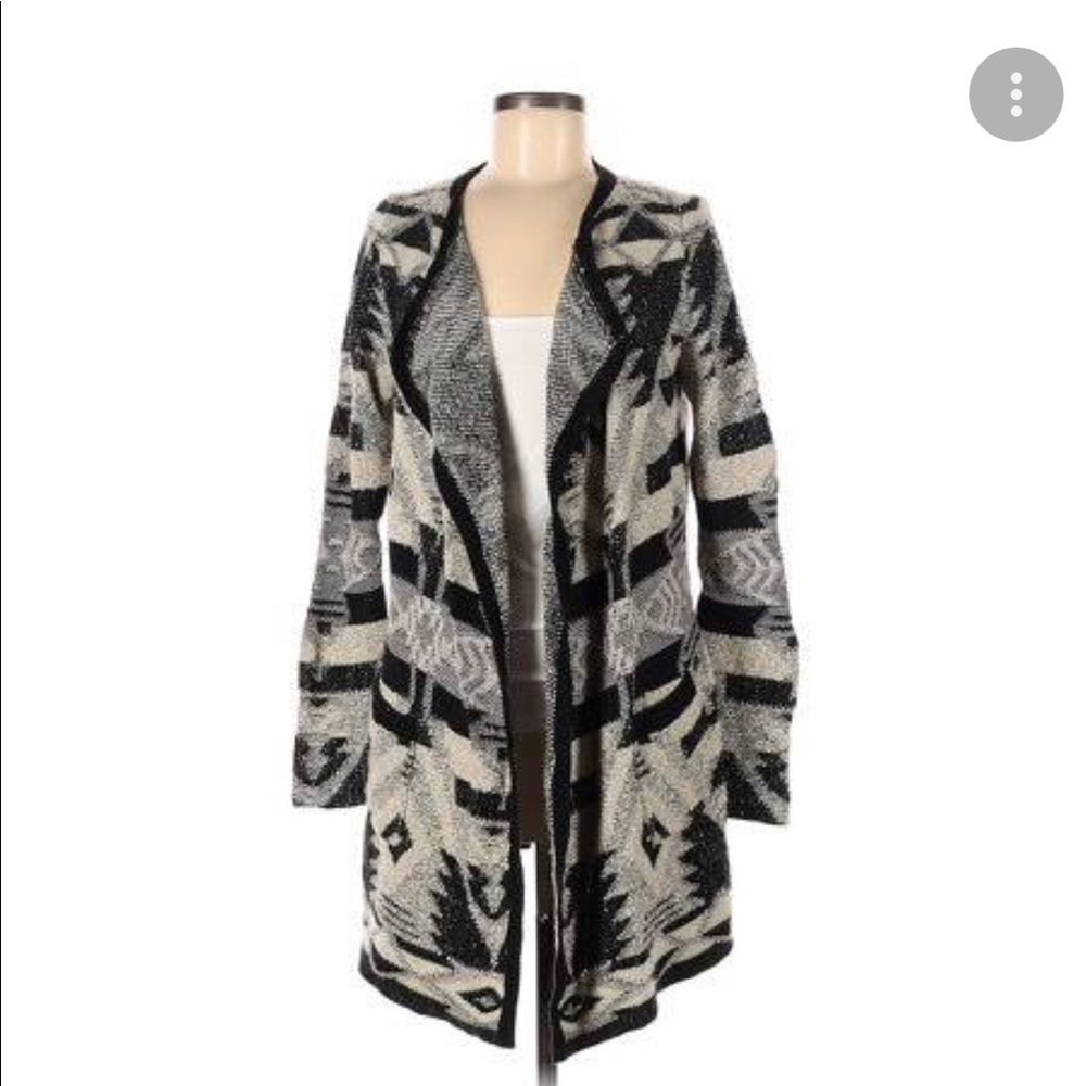 Lucky Brand Printed Cardigan